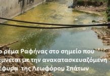 Στα βοθρολύματα του ρέματος Ραφήνας εμφανίστηκαν και … χέλια!
